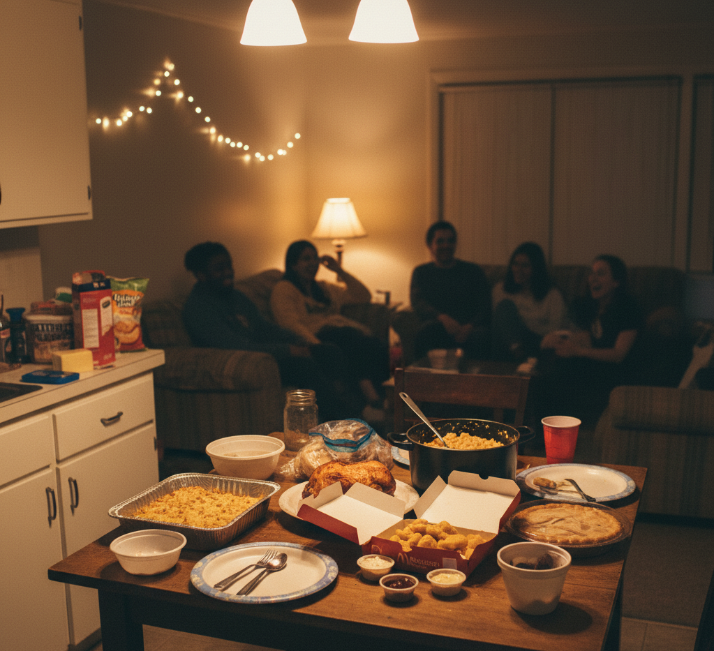 Shared meal after rehearsal